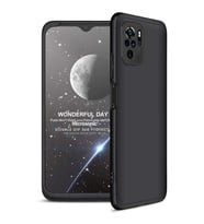 Microsonic Xiaomi Redmi Note 10S Kılıf Double Dip 360 Protective Siyah