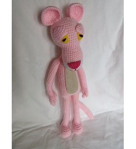 Amigurumi pembe panter