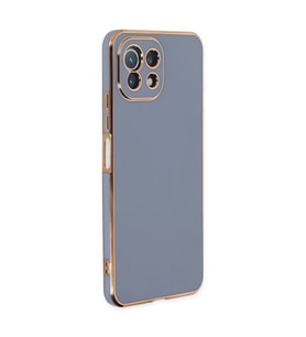 Xiaomi Mi 11 Lite Kılıf Volet Silikon - Mavi
