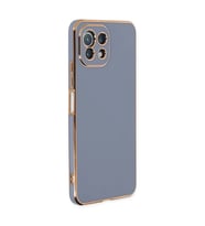 Xiaomi Mi 11 Lite Kılıf Volet Silikon - Mavi