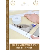 #Bant PVC Mutfak Banyo Tezgah Lavabo Küvet Kenar Koruyucu Su Sızdırmaz Kenar Bandı - 1 Adet