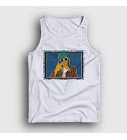 Presmono Unisex Beyaz Nirvana Kurt Cobain Atlet 35827tt