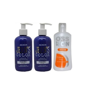 Saç Boyası Mavi Rüya 250ml 2ad Ve Ossion Boya Temizleyici 200ml