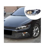 Volksvagen Scirocco 2014-2015 Siyah Sonar Ledli Ön Far