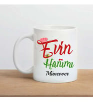 Evin Hanımı Kupa Bardak (Beyaz)