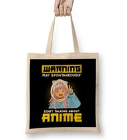 Funny Warning May Start Talking About Anime Bez Çanta Uzun Saplı