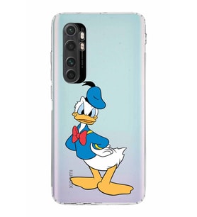 Xiaomi  Mi Note 10 Lite  Kamera Korumalı Kapak Donald Duck Tasarımlı Şeffaf  Kılıf