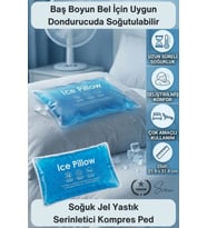 #SoğukJel Soğuk Jel Yastık Serinletici Kompres Ped Baş Boyun Bel Ağrısı Migren Ateş Düşürücü Spor Ya