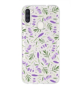 PrintiFy Samsung Galaxy A11 ile Uyumlu 1mm Slim Fit Water Color 3 Baskılı Şeffaf  Kılıf