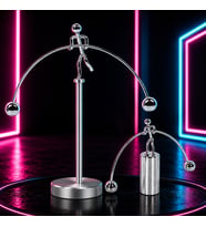 YÜKSEK KALİTE 2 PCS DYNAMİC BALANCİNG İNSTRUMENT 2 ADET METAL DENGE ADAM DEKOR OBJE YILBAŞI HEDİYESİ