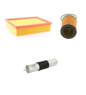 Bosch Filtre Bakım Seti BMW 3 SERİSİ E46 328 i Benzin 1998-2004 Hava + Yağ f. + Yakıt Filtre Bosch