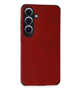 Durukar® Samsung Galaxy S24 Kılıf Loop Deri Silikon - Kırmızı