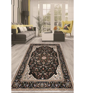 Dijital Kaymaz Taban Yıkanabilir Modern Renkli Salon Halısı Mutfak Halısı Yolluk ND-HT-489 (Çok Renkli)