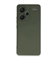 Xiaomi Redmi Note 13 Pro Plus Kılıf Nano içi Kadife Silikon - Koyu Yeşil