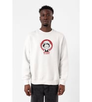 One Piece Anime Monkey D Luffy Beyaz Erkek 2ip Sweatshirt