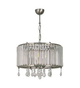 Avize Çarşısı Roni Mat Krom Renkli, Kristal Taşlı, Sarkıt Avize, BS.7433-50-45