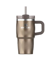 Stanley Quencher H2.O Fluted Tumbler Pipetli Termos Bardak 0,60 L Pale Gold Shine