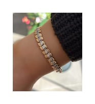 XUPING TASARIM BİLEKLİK 17+2CM-ROSE RENK ACR8316