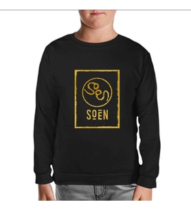 Soen Logo 2 Siyah Çocuk Sweatshirt
