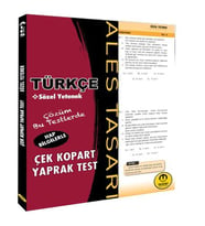 Tasarı ALES Türkçe Sözel Yetenek Yaprak Test Çek Kopart