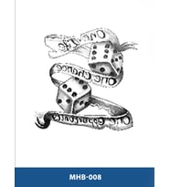 MHB-008 ORTA BOY ZAR DESEN GEÇİCİ DÖVME-TATTO
