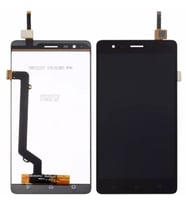 Lenovo K5 Note A7020 Lcd Ekran Dokunmatik Çıtasız  A+++Süper Kalite (Siyah)
