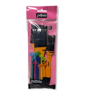 PEBEO SET-17 3'LÜ ZEMİN FIRÇA SETİ SENTETİK KIL  NO: 1"-1.5"-2"