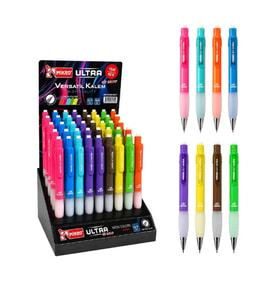Mikro Ultra Air Grip Versatil Kalem 0,7 Uçlu Neon Mp-9394 Karışık - 3 adet