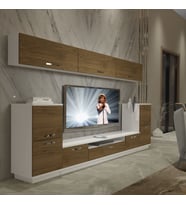 Decoraktiv Trendstyle 9 Mdf Tv Ünitesi Tv Sehpası - Beyaz Pera (Beyaz - Pera)