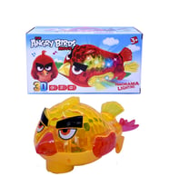 Angry birds kızgın kuşlar oyuncak sesli ışıklı çarp dön hareketli (Kahverengi)