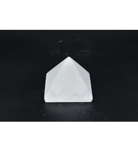 HAKİKİ DOĞAL SELENİT TAŞI PİRAMİT 120 GR 1.KALİTE