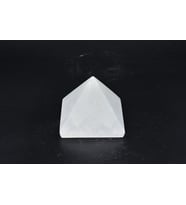 HAKİKİ DOĞAL SELENİT TAŞI PİRAMİT 120 GR 1.KALİTE