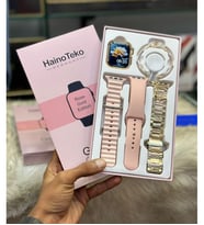 BİLEKLİK HEDİYELİ 3 KORDONLU WATCH 9 SERİSİ AKILLI KADIN SAATİ