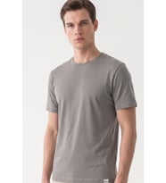 Füme Bisiklet Yaka Kısa Kol Slim Fit Pamuklu Tişört 1011265166