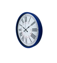 Lacivert 36 Cm Dekoratif Duvar Saati (Standart)