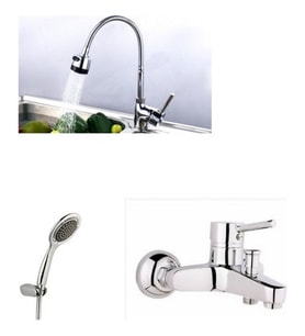 ARÇE Delta Spiralli Evye  Banyo Bataryası Ve Duş Takımı