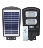 Powermaster PM-23011 Solar Güneş Enerji Panelli Ledli Kumandalı 100 Watt Sokak Lambası Bahçe Aydınlatması Sensörlü