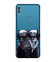 PrintiFy Huawei Y6 ile Uyumlu Köpek 3 Kamera Korumalı Şeffaf Kılıf