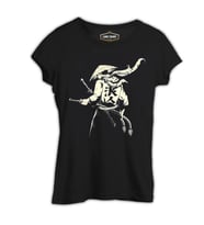 Samuray - Sword Siyah Bayan Tshirt