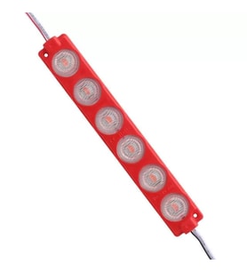 24 Volt 1.3 Watt Kırmızı 3030 Cob Modül Led