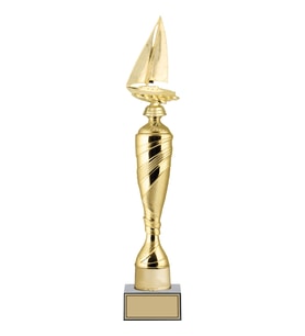 ODAK KUPA - Figürlü Kupalar - Yelken Figürlü Kupalar FG-027 A - 52 cm