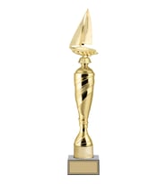 ODAK KUPA - Figürlü Kupalar - Yelken Figürlü Kupalar FG-027 A - 52 cm