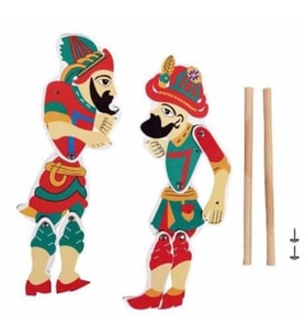 Hacivat Karagöz Kukla Seti