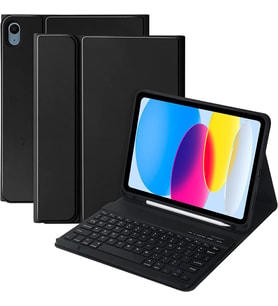 Honor Pad X8 10.1inç Kılıf Kablosuz Klavyeli Case Mobax (Siyah)