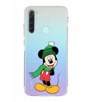 Xiaomi Redmi Note 8  Kamera Korumalı Kapak Mickey Mouse Tasarımlı Şeffaf  Kılıf