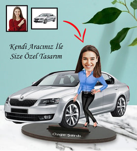 Kendi Aracınız ile Size Özel Karikatür Tasarım Biblo