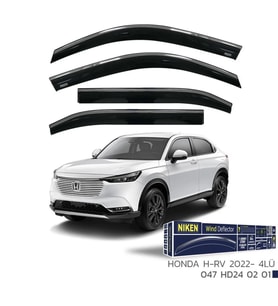 Honda Hr-v 2022 2023 Kromlu Cam Rüzgarlığı 4'lü