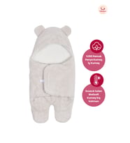 0-12 Ay Welsoft Kulaklı Dış Kundak Bebek Battaniye – Yumuşak Peluş Kışlık K