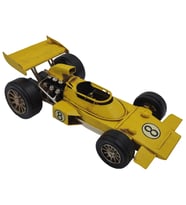 Dekoratif Retro El Yapımı Metal Formula 1 Yarış Arabası - Vintage Araba Modeli
