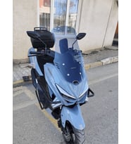 MOTOCAM Küba Chia 125 Ön Cam 2023-2026 Model 65cm Füme Renkli 4mm ORTA BOYLU